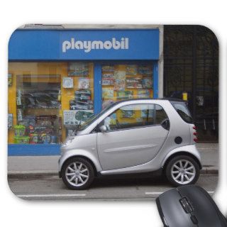 Silver Smart Car Mouse Pad