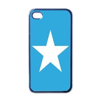 Flag of Somalia Black iPhone 4   4s Case Cell Phones & Accessories