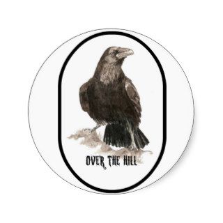 Funny, So far over the Hill,  the Ravens, Circling Sticker