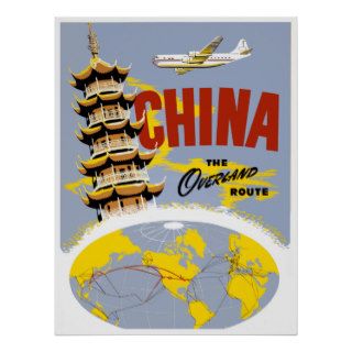 China ~ Vintage Far East Travel Ad Posters