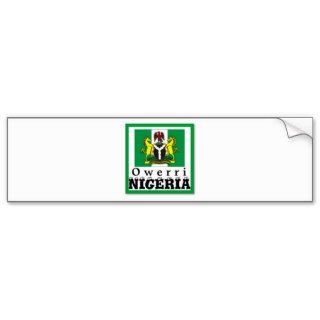 "OWERRI",IMO STATE, NIGERIA(T Shirt And etc) Bumper Sticker