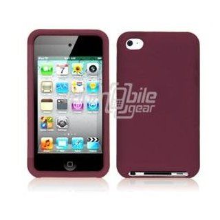 VMG Burgundy Premium Soft Gel Silicone Rubber Skin Case Cover for Apple iPod Cell Phones & Accessories