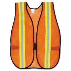 MCR One Size Fits All Orange Safety Vest Safety Helmets