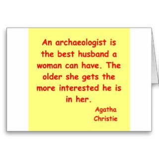 atchaeologist husband greeting card