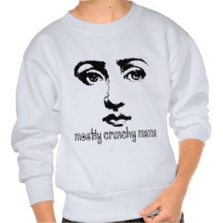 Mostly Crunchy Mama Logo Pullover Sweatshirts