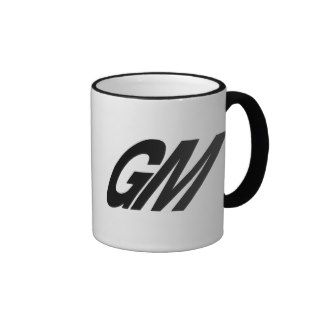GM Monogram Logo Mug