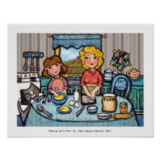Baking With Mom Print