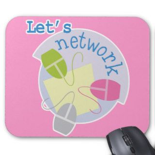 lets network computer design mouse pad
