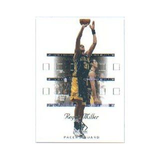 2001 02 SP Authentic #31 Reggie Miller Sports Collectibles