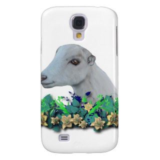 LaMancha Goat Floral 3  Galaxy S4 Case