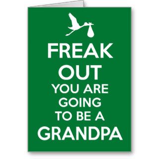 Christmas New Grandpa Pregnancy Announcement Card