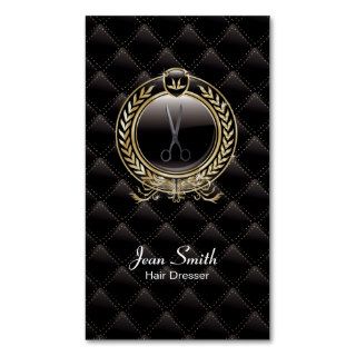 VIP Luxury Hair Dresser Dark business card