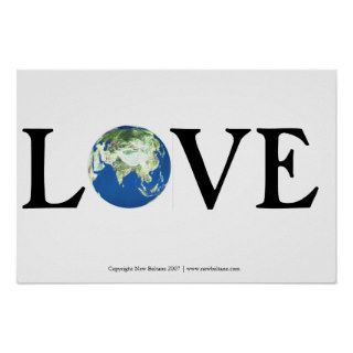 LOVE THE EARTH POSTERS
