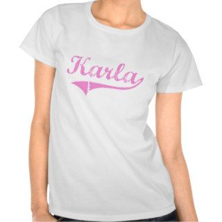 Karla Classic Style Name T shirt