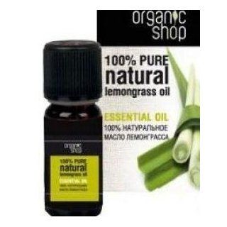100% Pure Natural Certified ORGANIC Lemograss Oil ORGANIC SHOP 30 ml  Body Oils  Beauty
