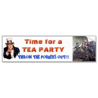 Time for Another Tea Party America Bumper Sticker
