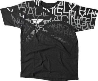 Fly Racing Wire T Shirt , Distinct Name Black, Primary Color Black, Size Lg, Gender Mens/Unisex 352 0260L Automotive