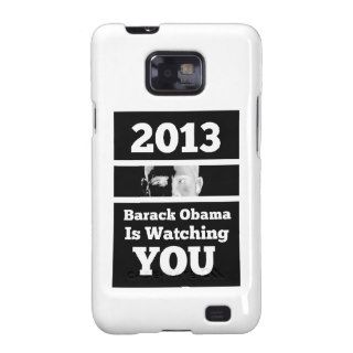 Barack Obama is Watching You Big Brother Parody Samsung Galaxy SII Cases