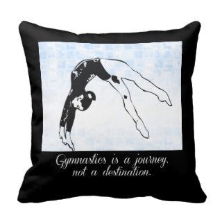 Gymnastics is a Journey Throw Pillow