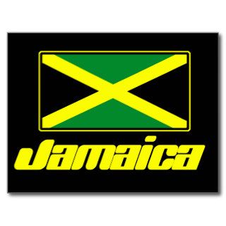 Jamaican Flag Postcards