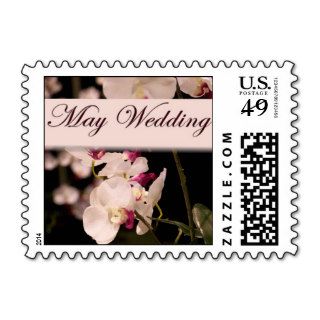May Wedding Orchid   Small size Stamp