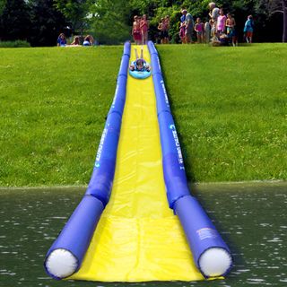 Rave Sports Turbo Chute Water Slide Lake Package Rave Sports Inflatables