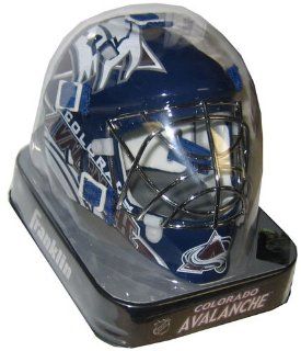 Franklin Sports NHL League Logo Colorado Avalanche Mini Goalie Mask  Sports Fan Hockey Helmets  Sports & Outdoors