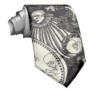 Beardsley 1872 1898, The cave of Spleen Custom Tie