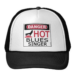 Hot Blues Singer Mesh Hat