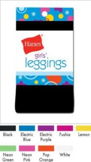 Hanes Girl's Leggings 1 Pair 71022, M (7 10), Black