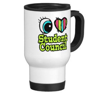 Bright Eye Heart I Love Student Council Coffee Mug