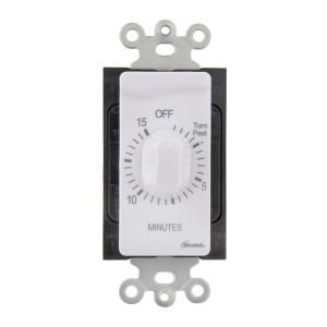 Westek 15 Minutes In Wall Countdown Timer   White TMSW15MW