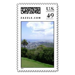 Beautiful Scenery Photo of Honolulu, Waikiki, HI v Stamps