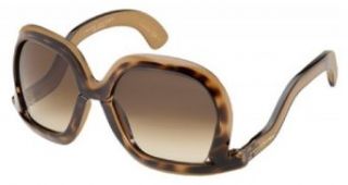 Marc Jacobs Women's 369 Tortoise / Chocolate Frame/Brown Gradient Lens Plastic Sunglasses Shoes