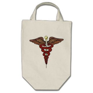 Doctor Nurse Medical Symbol Emblem Tote Bags