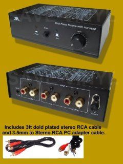 Turntable / Phono Preamp Preamplifier Pre Amplifirer W Aux Input and Volume Control Electronics