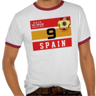 World Cup Spain #9 Torres T Shirt  Both Sides