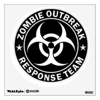 zombie hunter response team room sticker