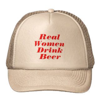 Real Women Drink Beer Mesh Hat