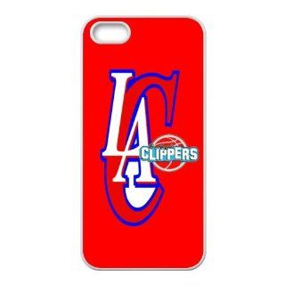 DIY 4 Sports&NBA Los Angeles Clippers White Print Hard Shell Cover for Apple iPhone 5S Cell Phones & Accessories