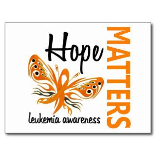 Hope Matters Butterfly Leukemia Postcards