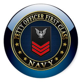 [500] Navy Petty Officer First Class (PO1) Stickers