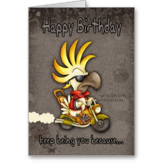 Birthday Card   Cockatoo Birthday Card   Cool