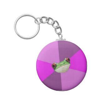 Custom Foul Bachelorette Frog Keychain