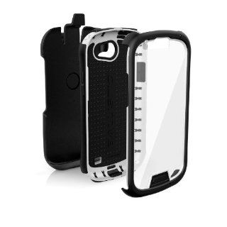 Ballistic EV1052 M385 Every1 TPU Case with Holster for Samsung Galaxy Express   1 Pack   Retail Packaging   Black/White Cell Phones & Accessories