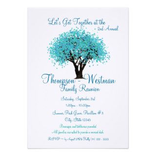 Family Reunion Tree Announcement