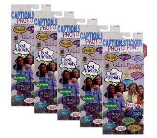 185 Girl Power Photo Caption Stickers + 100 Blank Funny