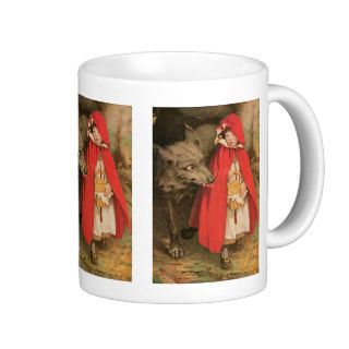 Vintage Little Red Riding Hood Jessie Wilcox Smith Coffee Mug