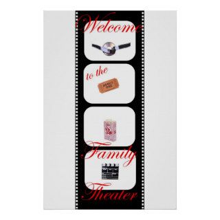 Filmstrip Personalized Posters