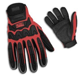 Ringers Gloves 345 09 Rescue Glove, Red, Medium   Work Gloves  